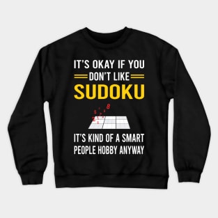 Smart People Hobby Sudoku Crewneck Sweatshirt